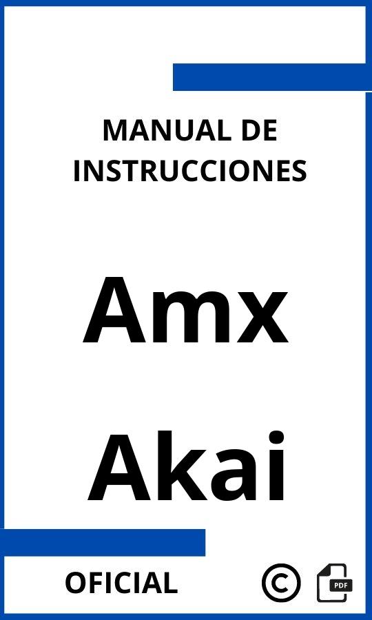 Manual con instrucciones Akai Amx
