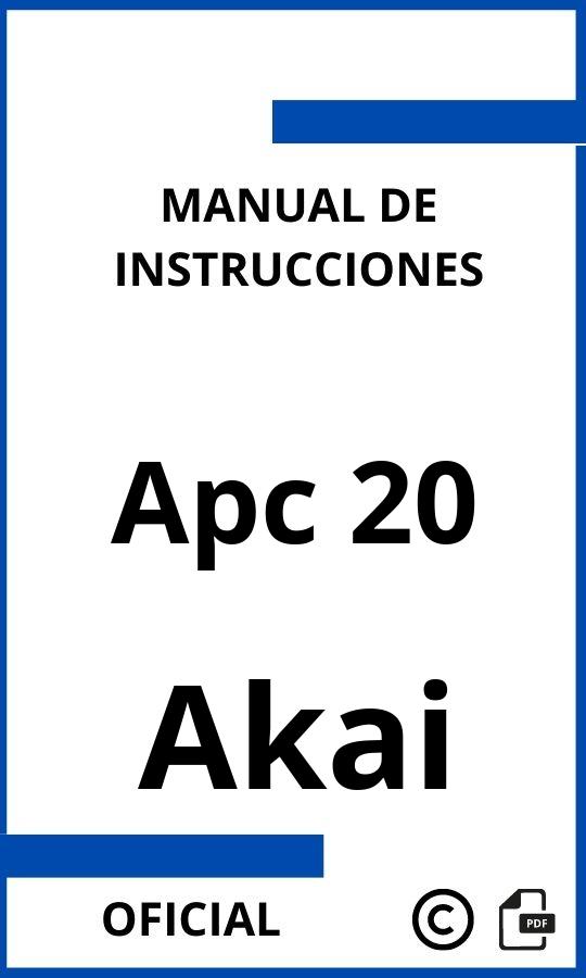 Akai Apc 20 Instrucciones