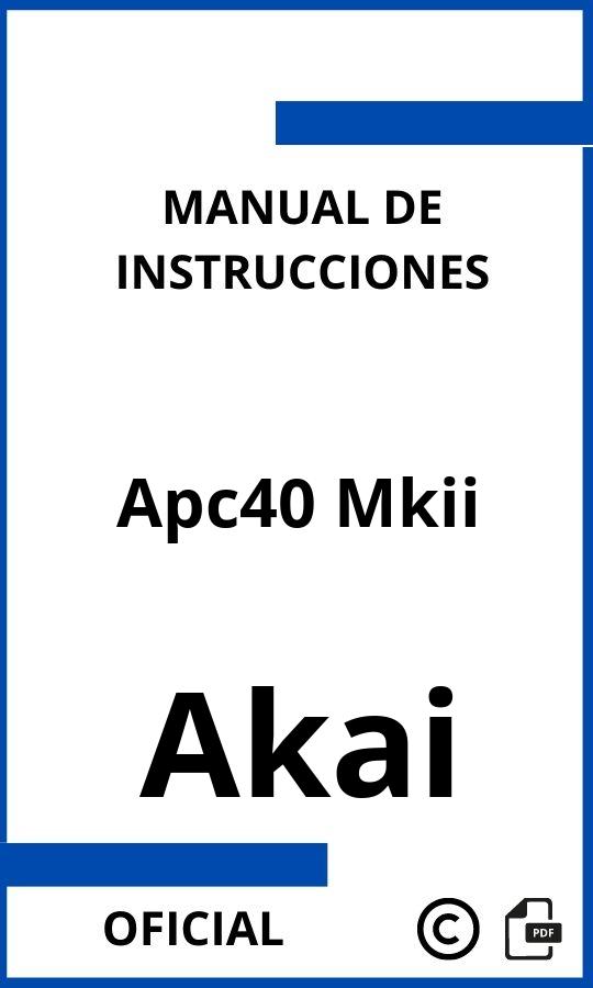 Manual con instrucciones Akai Apc40 Mkii