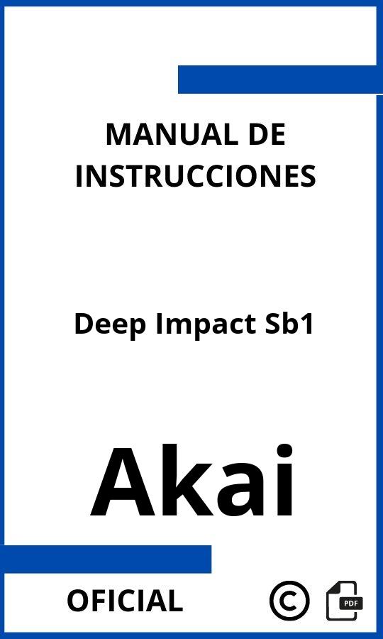 Akai Deep Impact Sb1 Manual de Instrucciones