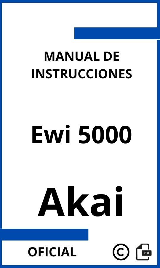 Instrucciones de Akai Ewi 5000