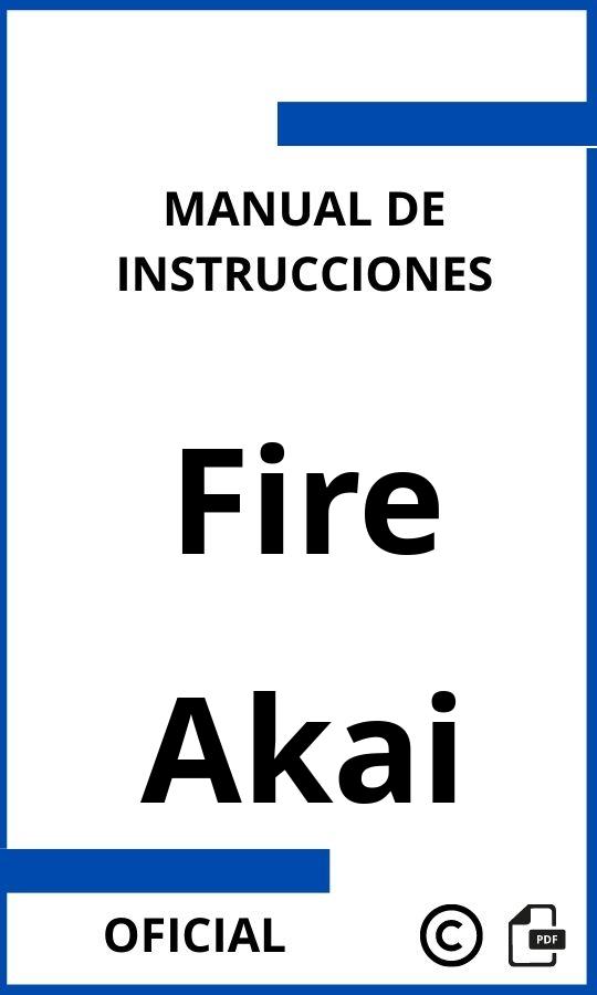 Manual con instrucciones Akai Fire