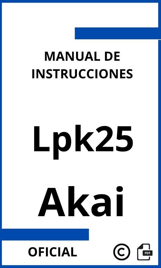 Instrucciones de Akai Lpk25