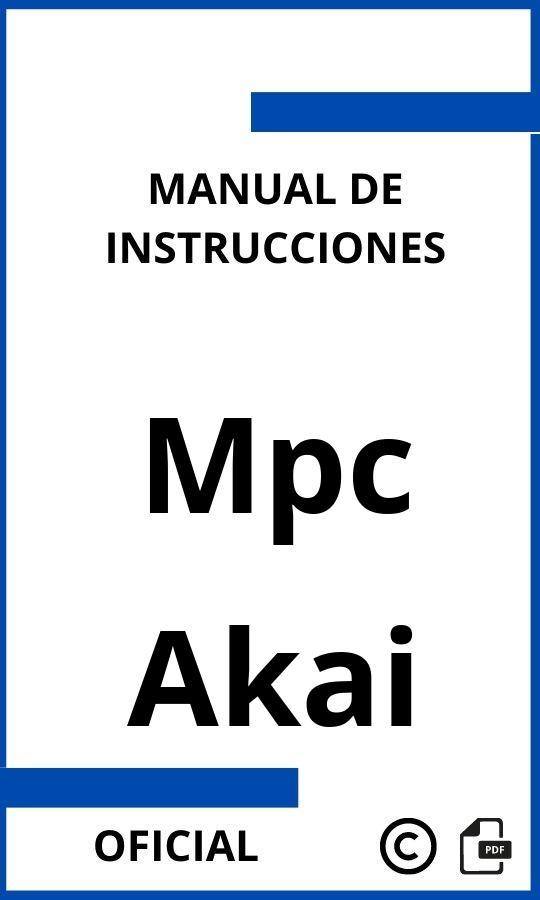 Manual con instrucciones Akai Mpc 