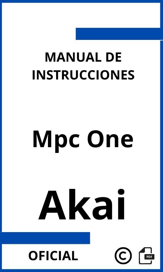Instrucciones de Akai Mpc One