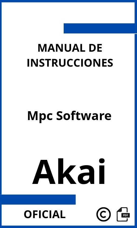 Manual con instrucciones Akai Mpc Software