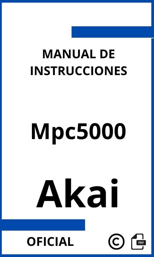 Akai Mpc5000 Instrucciones