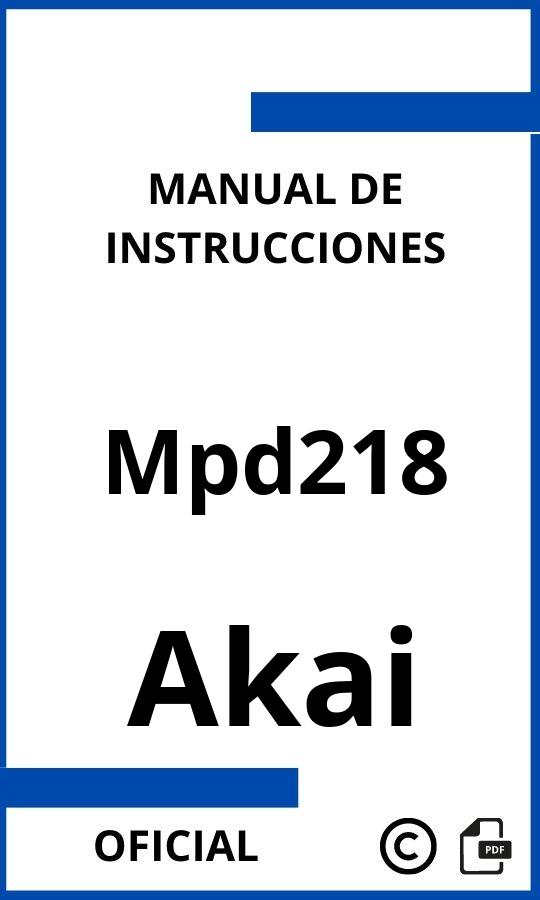 Akai Mpd218 Manual con instrucciones