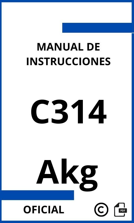 Instrucciones de Akg C314