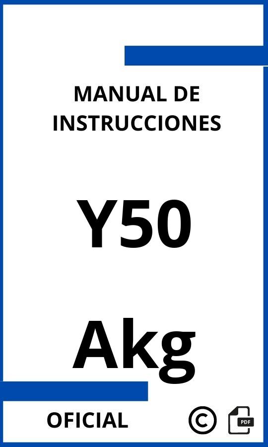Manual de Instrucciones Akg Y50