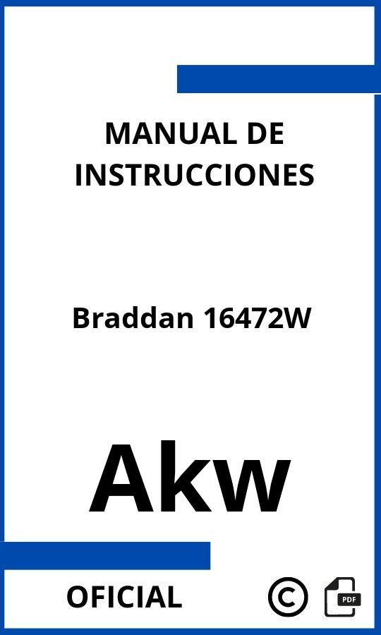 Manual de instrucciones Akw Braddan 16472W