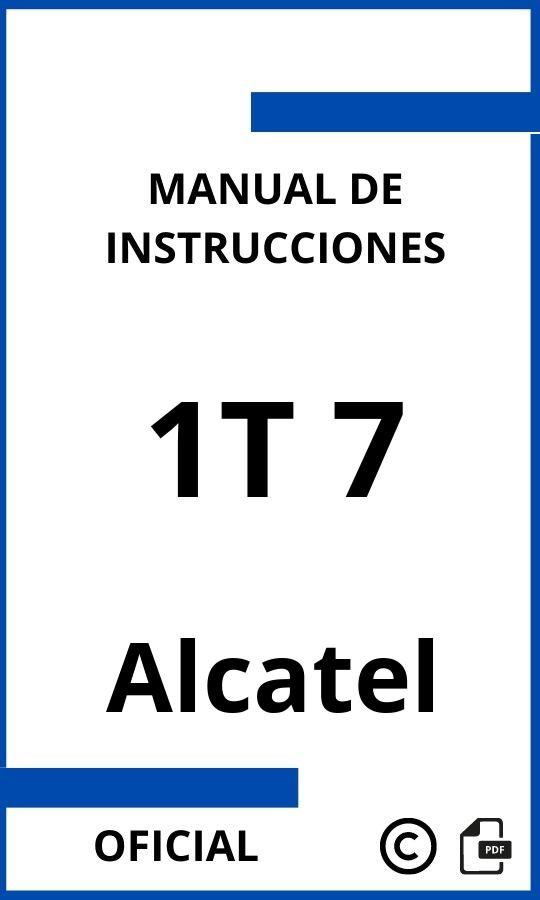 Alcatel 1T 7 Instrucciones