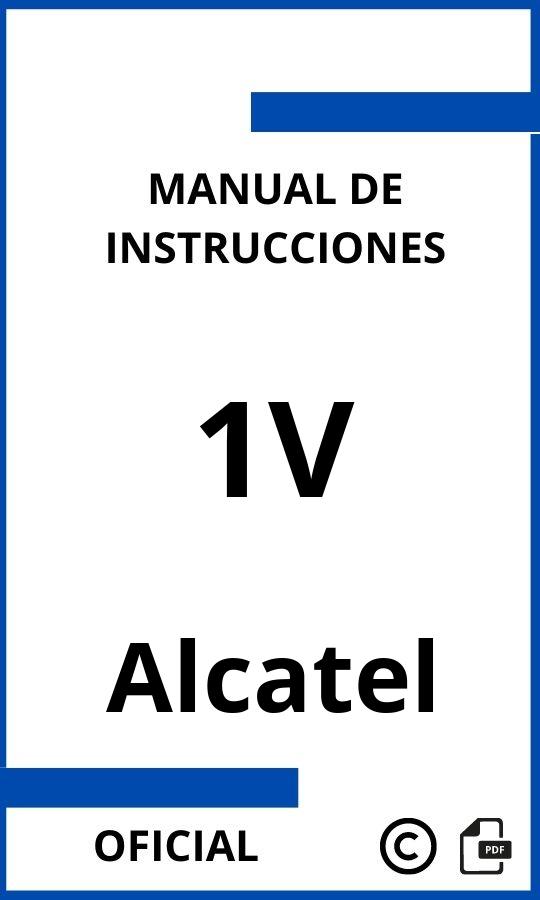 Manual de instrucciones Alcatel 1V