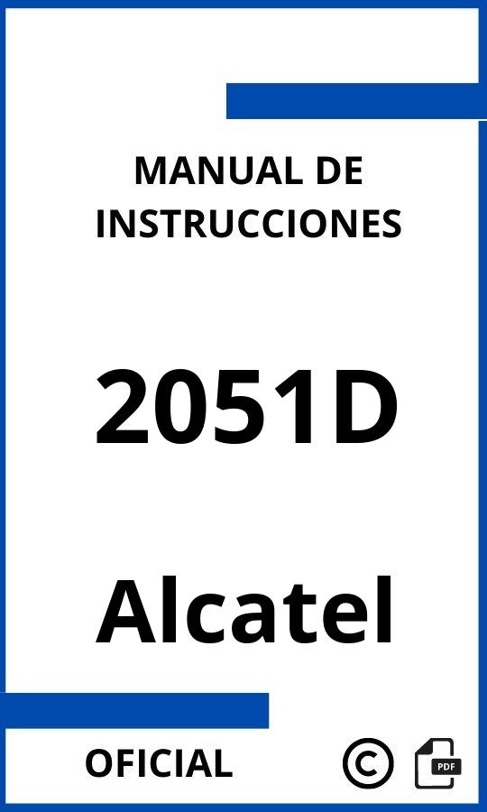 Alcatel 2051D Instrucciones 