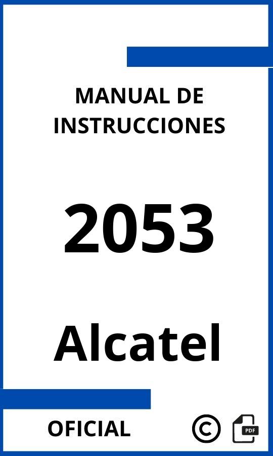 Manual de Instrucciones Alcatel 2053