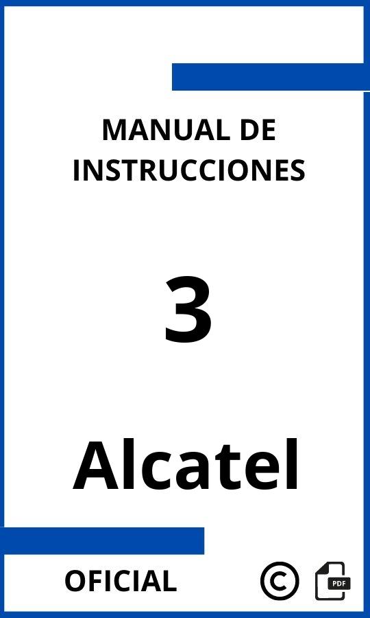 Alcatel 3 Manual con instrucciones