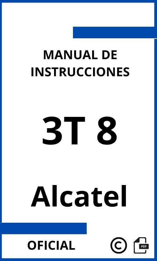 Instrucciones de Alcatel 3T 8