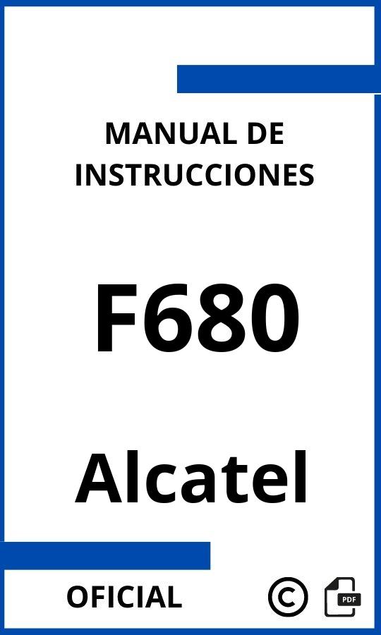 Manual de instrucciones Alcatel F680