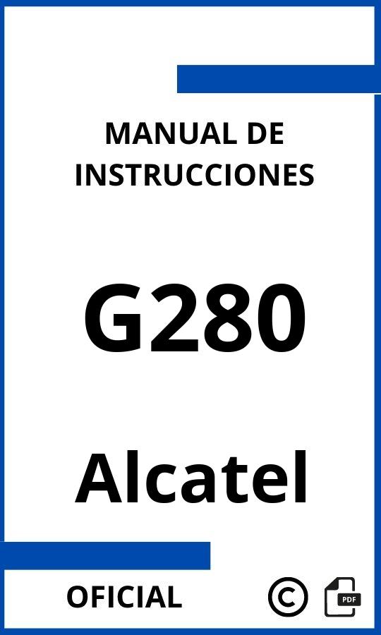 Alcatel G280 Manual