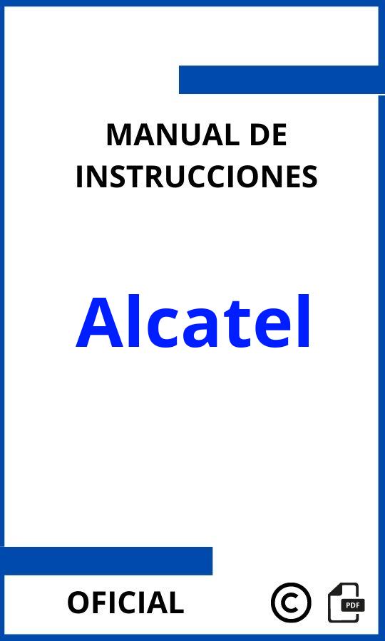 Manuales de Instrucciones Alcatel PDF