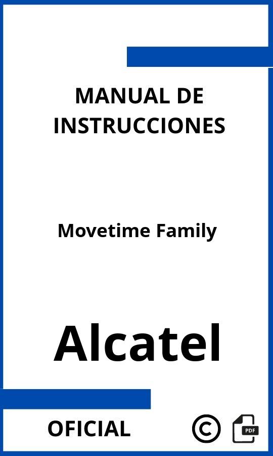 Alcatel Movetime Family Manual con instrucciones
