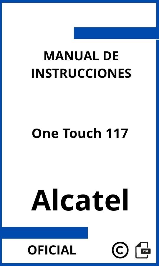Alcatel One Touch 117 Manual con instrucciones