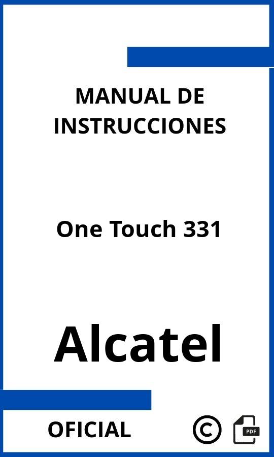 Alcatel One Touch 331 Manual de Instrucciones