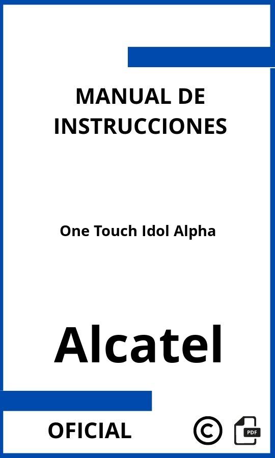 Manual con instrucciones Alcatel One Touch Idol Alpha