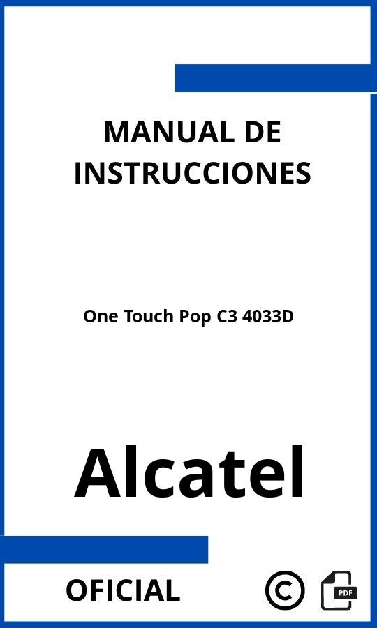 Alcatel One Touch Pop C3 4033D Manual