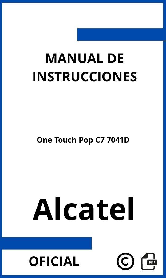 Manual de Instrucciones Alcatel One Touch Pop C7 7041D