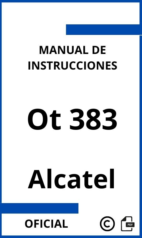 Alcatel Ot 383 Manual
