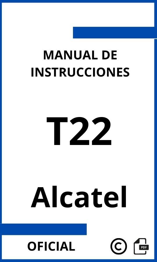 Alcatel T22 Manual