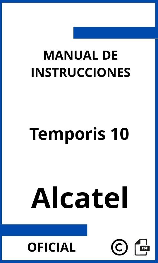 Manual de Instrucciones Alcatel Temporis 10