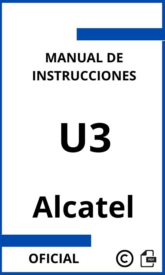 Instrucciones de Alcatel U3