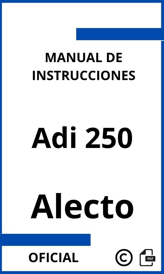 Instrucciones de Alecto Adi 250