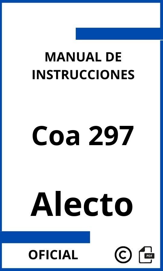 Manual de instrucciones Alecto Coa 297