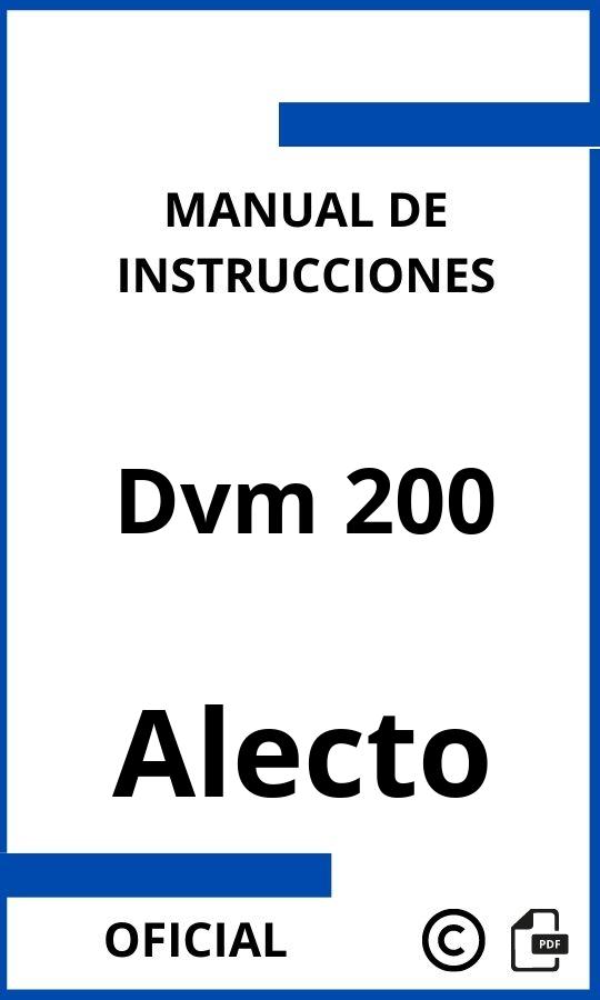 Alecto Dvm 200 Manual de Instrucciones