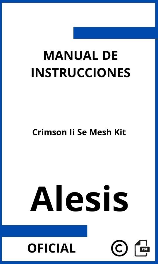 Manual de Instrucciones Alesis Crimson Ii Se Mesh Kit