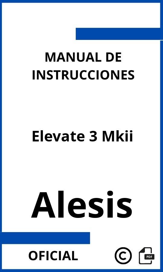 Manual de Instrucciones Alesis Elevate 3 Mkii