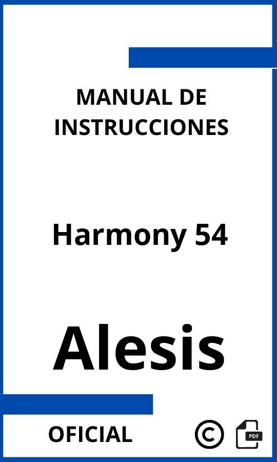 Instrucciones de Alesis Harmony 54