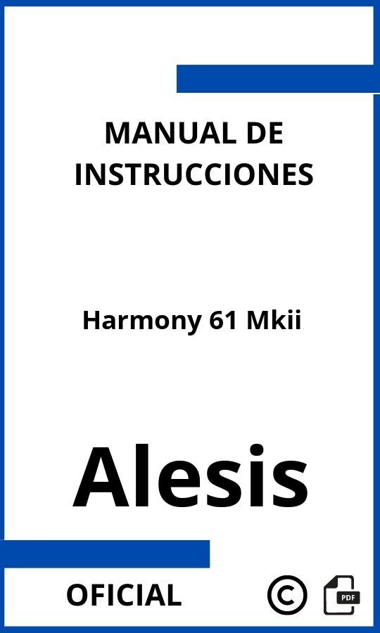Manual de instrucciones Alesis Harmony 61 Mkii
