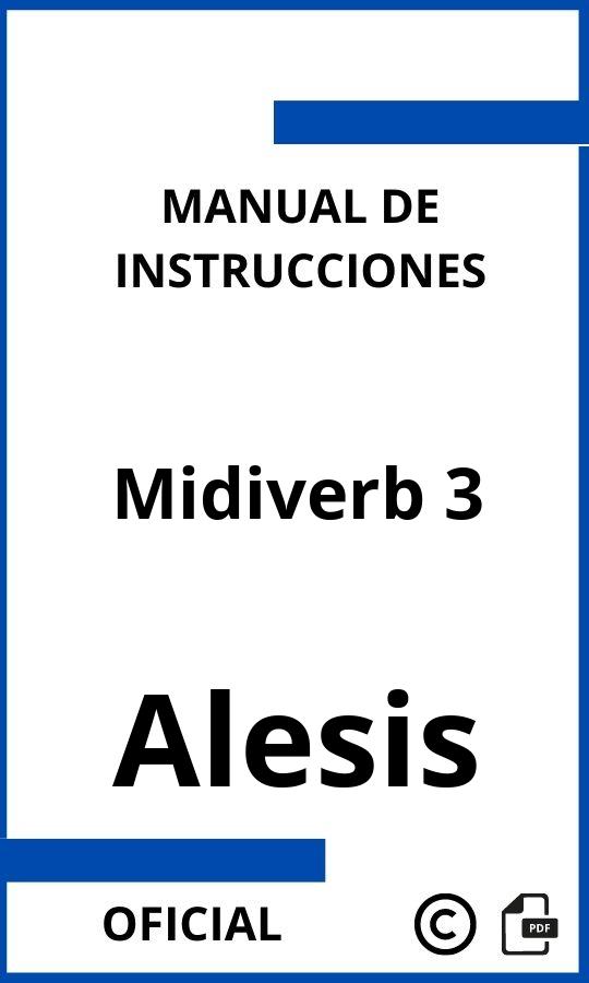 Manual con instrucciones Alesis Midiverb 3