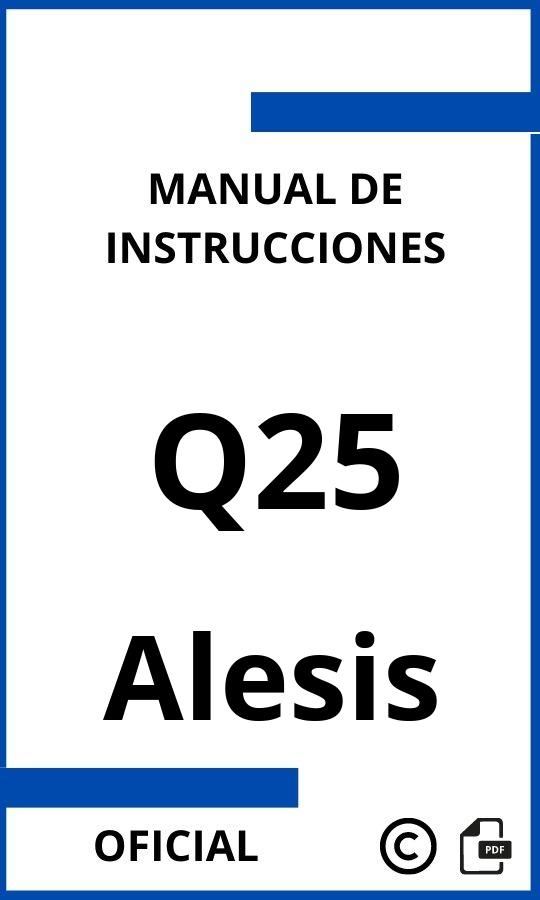 Manual con instrucciones Alesis Q25