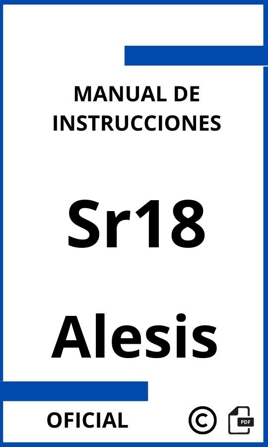 Alesis Sr18 Manual de Instrucciones 