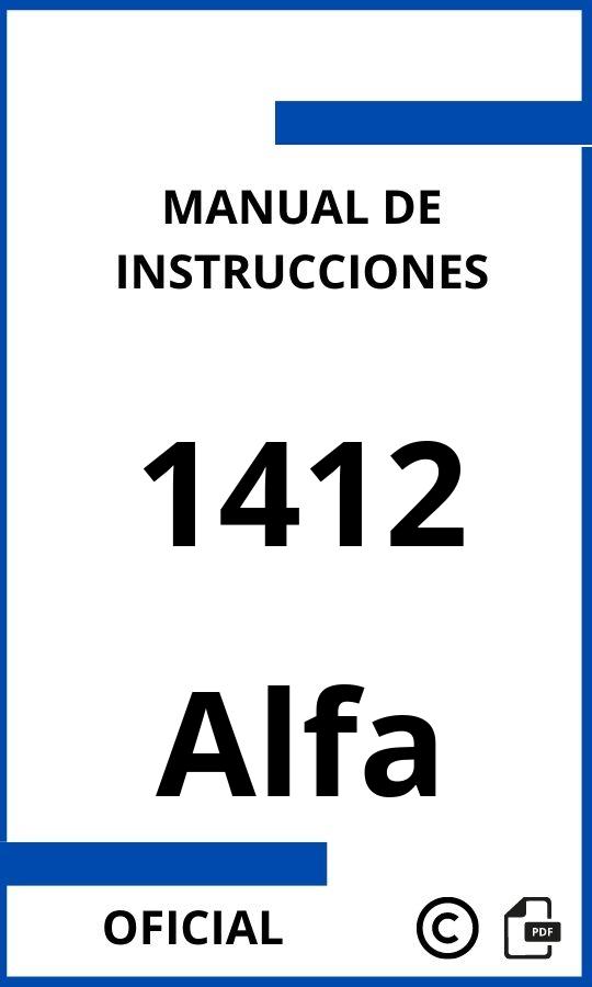 Alfa 1412 Instrucciones