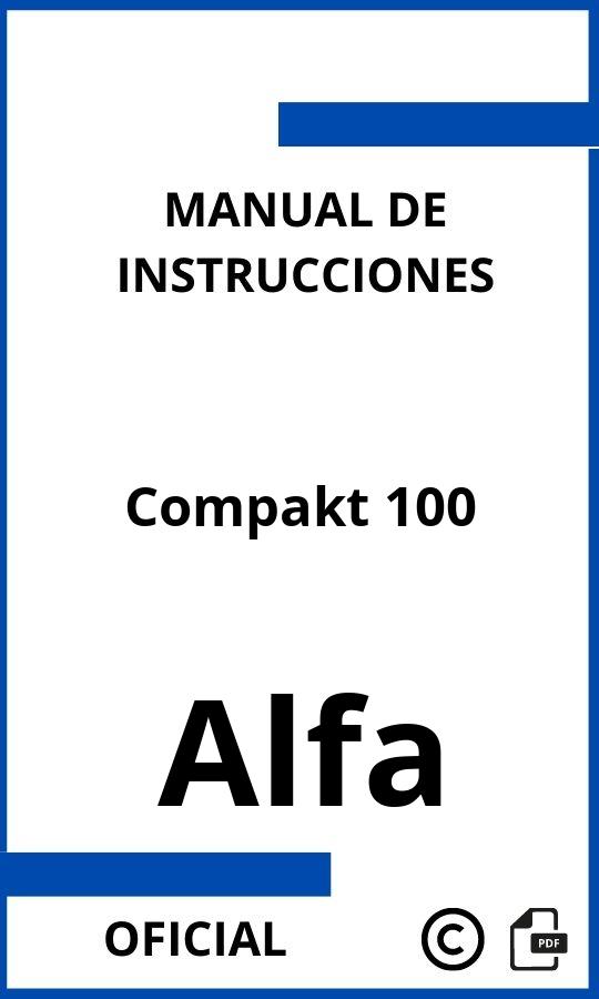 Manual con instrucciones Alfa Compakt 100