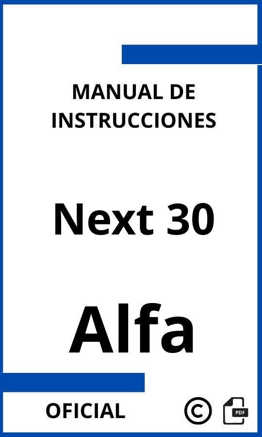 Alfa Next 30 Manual