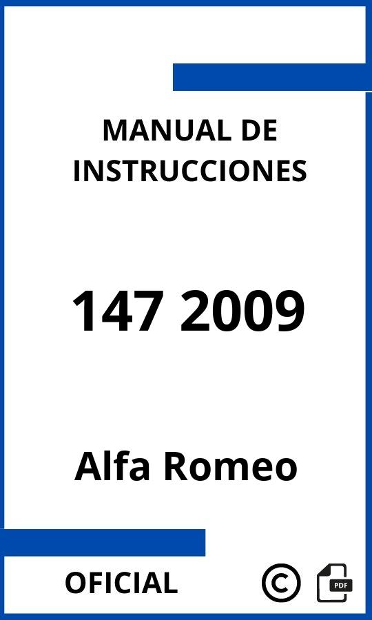 Alfa Romeo 147 2009 Manual con instrucciones