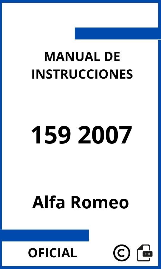 Instrucciones de Alfa Romeo 159 2007