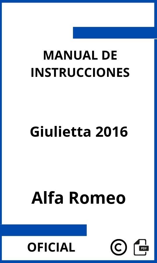 Alfa Romeo Giulietta 2016 Manual